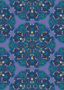 Kaleidoscope-Style Jawdropper Tapestry